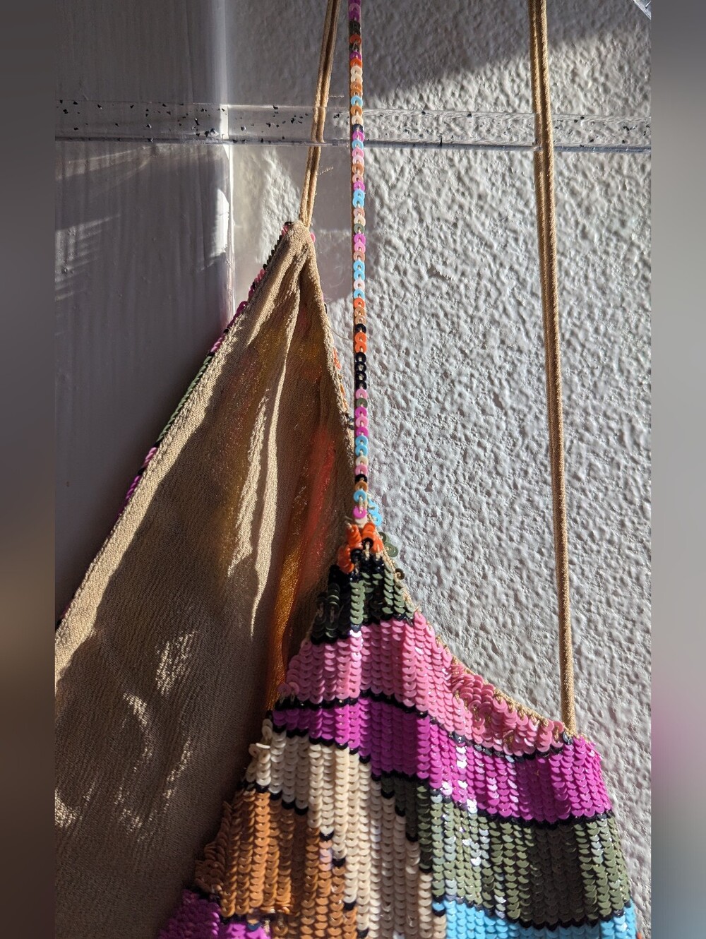Free People Sequin Multi-Color Slip Dress - Picture 5 of 8